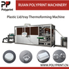 Full Automatic Plastic Clamshell Box Food Conatiner Lid Thermoforming Machine