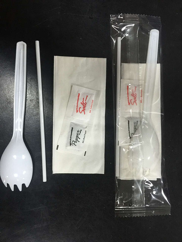 Automatic Napkin Toothpick Cutlery Packing Machine